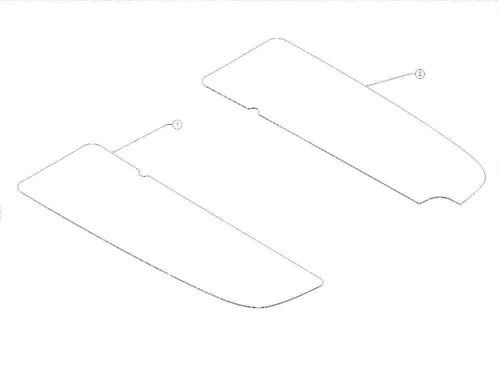 Foot Pad Diagram and Parts List for 13AC77SY000 2022 Yard Machines Lawn Tractor